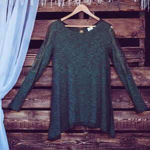 Knox Rose Green Long Sleeve Oversized Dress (C6)